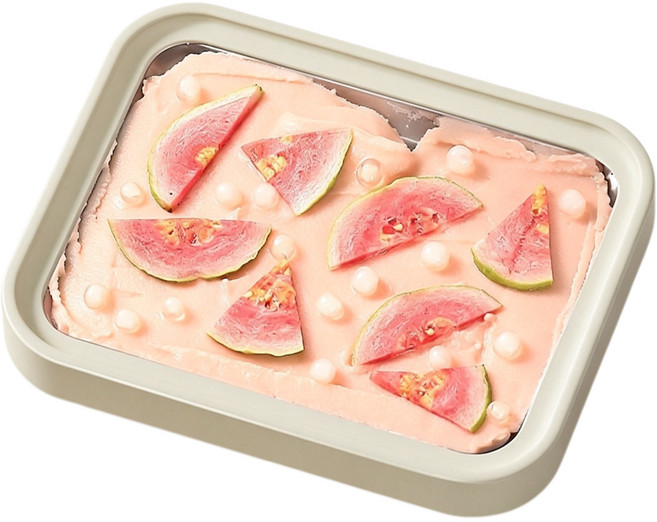 炒冰機 家用免插電自製炒酸奶冰淇淋機, 【奶白色-常規款】食品級鋁合金速凍款:高顏值