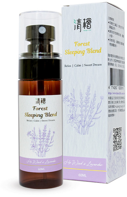 清檜 森眠噴霧 60mL 植萃香氛 幫助放鬆入睡 營造舒適睡眠環境, 1個