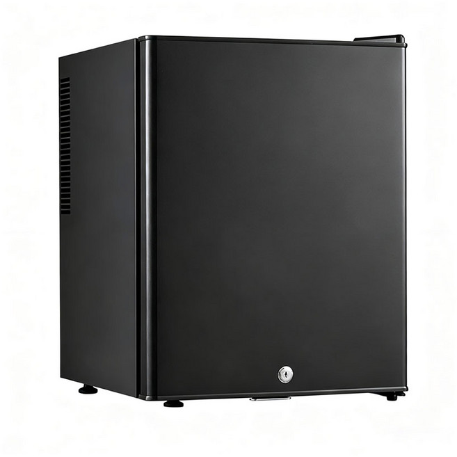全黑時尚冷藏小冰箱 低噪音安全鎖設計 靈活空間調整 商用家用皆宜, 40L冷藏保鮮冰箱