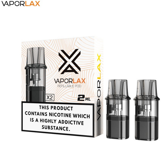 VaporLax Kubic 카트리지 그린사운드용 리필 가능 탱크 무화기 메쉬 코일 베이프 모드 키트 2ml 0 8ohm