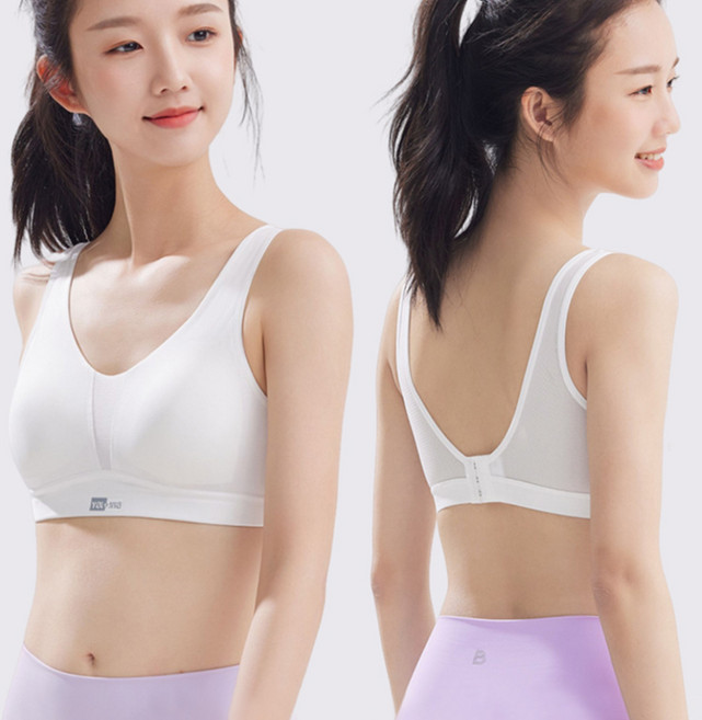 플랜와이 편안한 후크형 주니어 여학생 성장기 브라 2종 세트