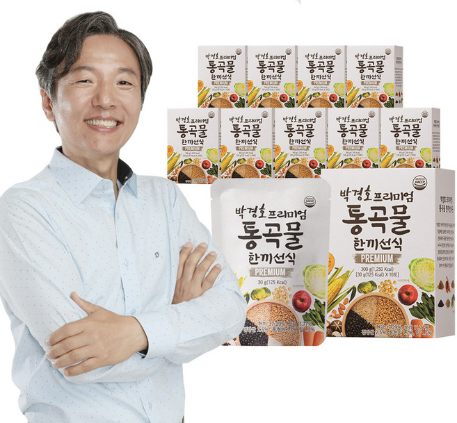 박경호 프리미엄 통곡물 한끼선식 식사대용 영양간식, 10박스, 300g