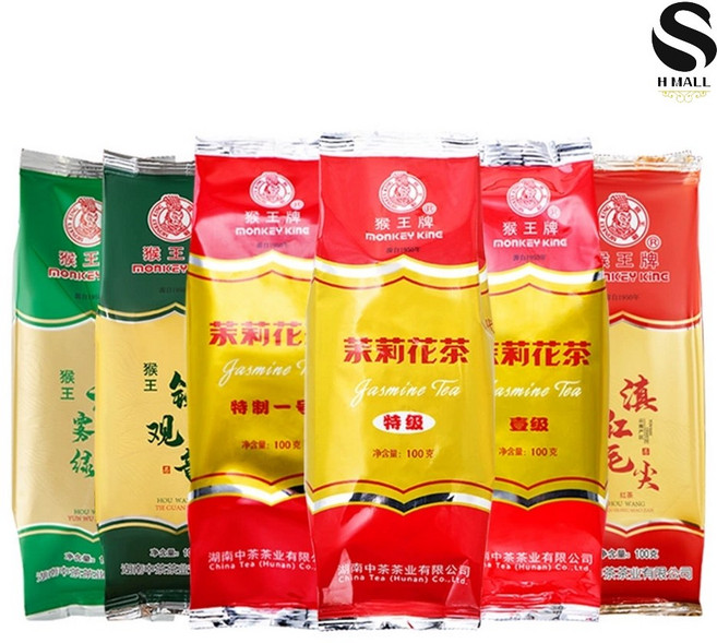 SH914 중국차 쟈스민 녹차 홍차 2023인분 티백 냉포 100g, 뎬훙마오젠 100g, 1개, 1개입