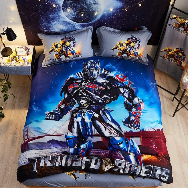 스파이더맨 이불세트 커버 슈퍼싱글 남아 침구 베개 순면, F