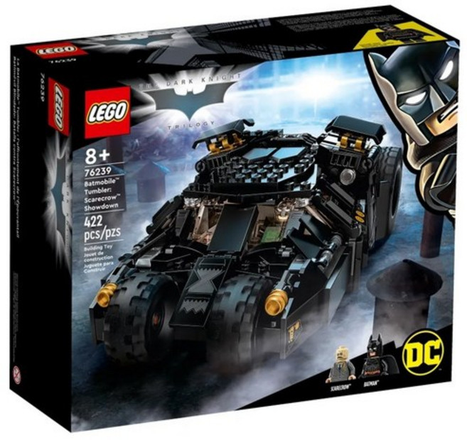 레고 76239 배트모빌TM 텀블러 : 허수아비TM 결전, 혼합색상, 1개
