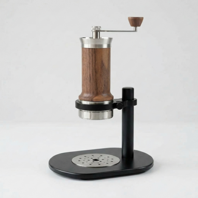 브릿지웨이 핸드 커피 프레스 수동 에스프레소 추출 세트, 브라운, 수동 머신