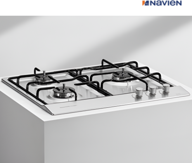 나비엔 매직 빌트인 가스레인지 3구 쿡탑 매립형 560x480 전기코드식, GRB-3203NA, LNG