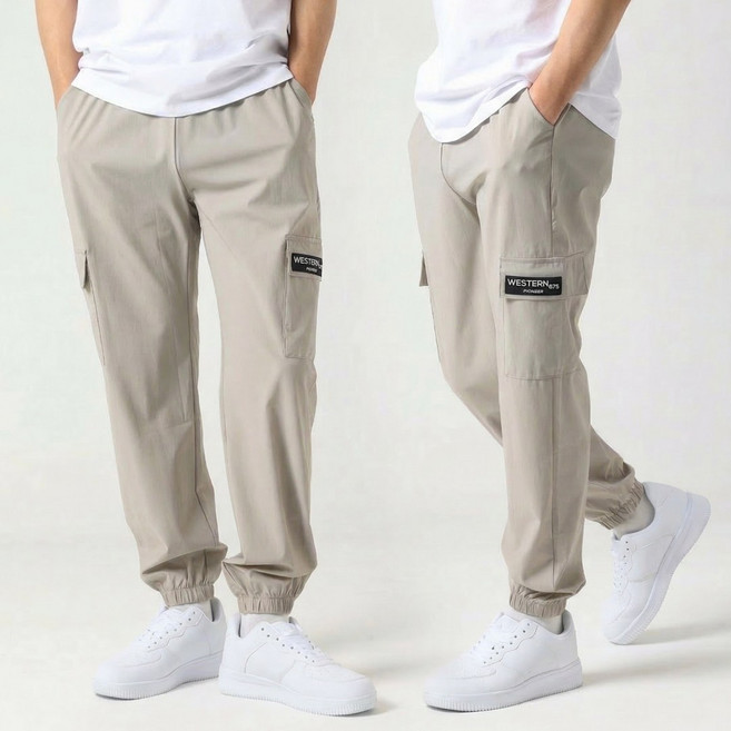 오로꼬 1+1 남자 아이스 조거팬츠 냉감 여름 바지