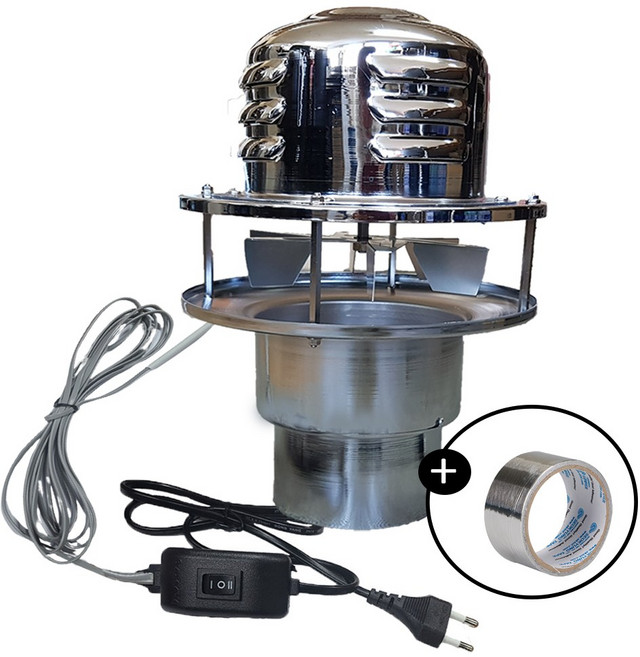 HE-108 펠릿 화목난로 고온용 강약조절 연기배출 흡출기