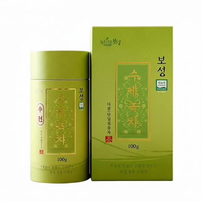 [보성 우전차] 유기농인증 수제 녹차 우전차 햇녹차 선물포장 쇼핑백 포함, 1개, 1개입, 100g