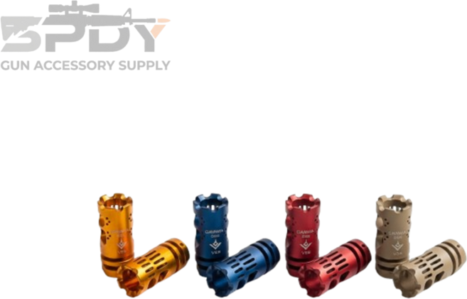 칼라파트 소염기 VG6숏 GAMMA 556 스타일 14mm 역나사, 1개, 탄색