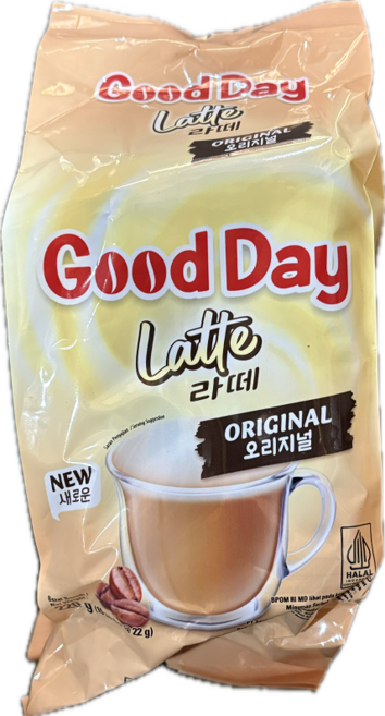 굿데이 라떼 오리지널, 1개, 10개입, 22g