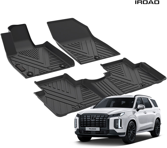 아이로드 TPE 카매트 풀커버 / 현대 / 제네시스 / 아반떼 / 아이오닉5 / 포터2 / 싼타페 / 팰리세이드 / 투싼 / 아이오닉6 / 그랜저, 팰리세이드_5인승(20년~24년)
