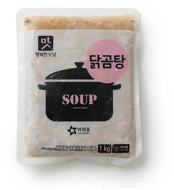 아워홈 행복한맛남 닭곰탕, 1개, 1kg