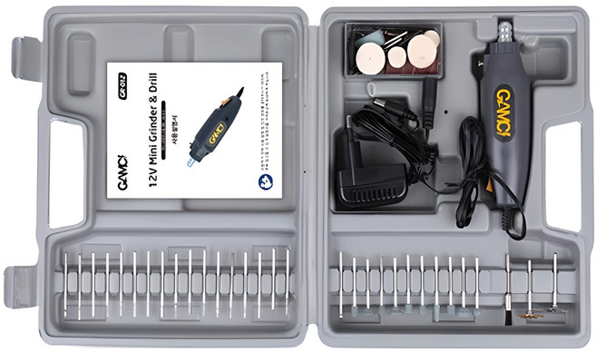 감씨 미니 그라인더 조각기 드릴 세트 GR-012, 1세트