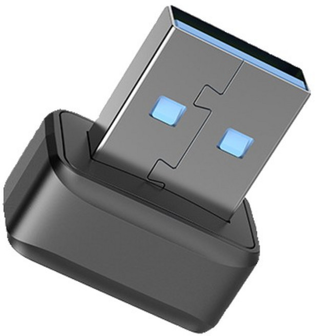 지문인식기 USB 지문 노트북용 감지 암호 U2F Bla 미니 시간 360도 해제 블랙 USB포트 플라스틱타입