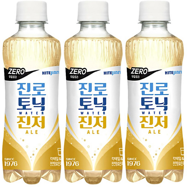 하이트진로 토닉워터 진저에일, 300ml, 3개
