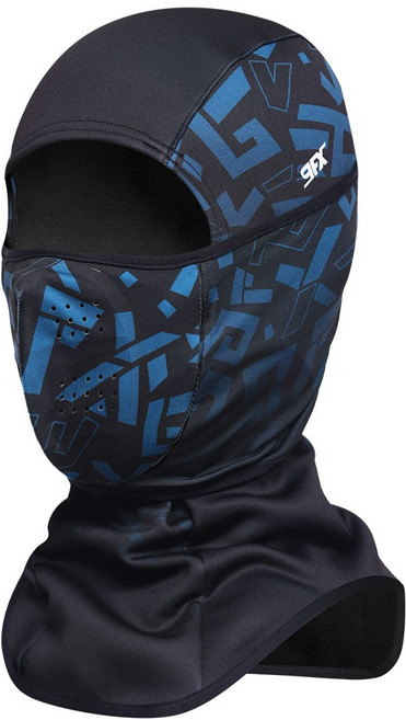 나인에프엑스 국산 김서림 차단 패드 장착 겨울 바라클라바 워머, 발라클라바, 로버나인 블루, 1개