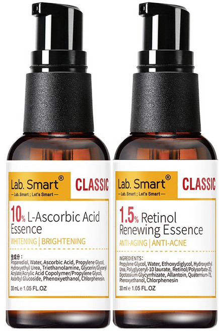 Dr.Hsieh 達特醫 早C晚A日夜組30mL (10%C/2%乙基C/A醇/0.3%A醇/1.5%A醇/0.1%A醛/10%A純衍生物油), 1組, (10%維生素C+1.5%A醇)