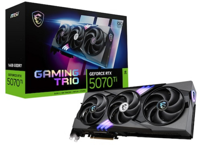 MSI 지포스 RTX 5070 Ti 게이밍 트리오 OC D7 16GB 트라이프로져4