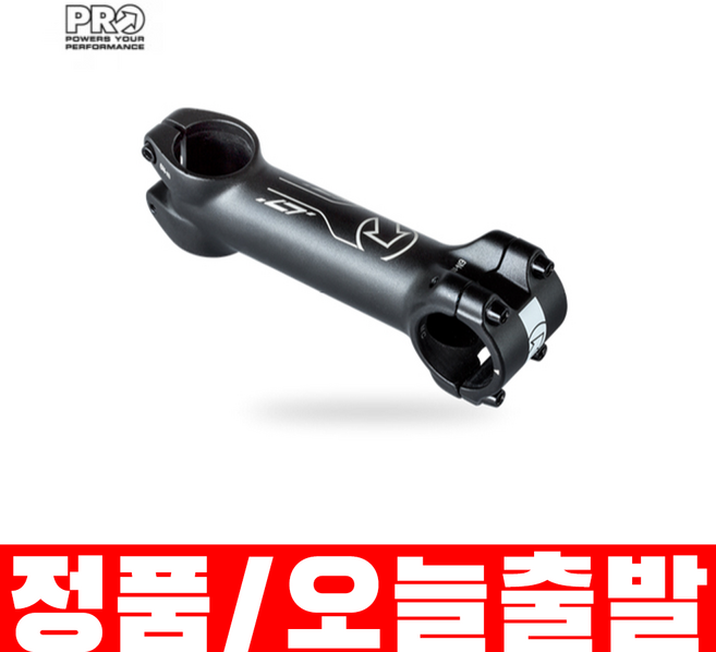 시마노 프로 LT 스템 6도 OS 31.8mm 자전거 핸들 스템, 90mm / 31.8mm / 6도, 1개