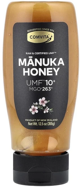 콤비타 마누카 허니 UMF 10+ MGO 263+ Comvita Manuka Honey UMF™ 10+ MGO 263+ 355g, 1개 - 쿠팡