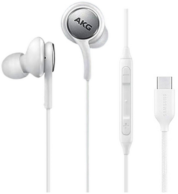 삼성 정품 AKG C타입 유선 이어폰 갤럭시 S24 S23 Z플립 6 아이폰 15 16 프로 완벽 호환가능 라디오가능, 화이트