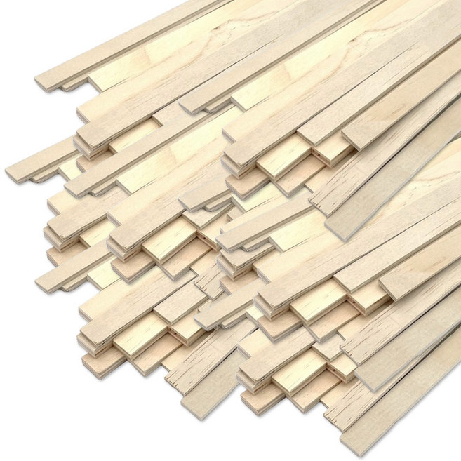 아이베란다 미송합판 옹이없는 쫄대 몰딩 무절 4.5x20x800mm, 100개