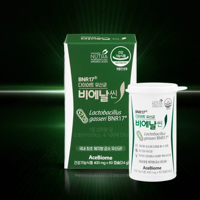 다이어트 유산균 비에날씬 1박스, 60정 - 쿠팡
