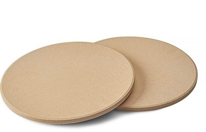 나폴레옹 개인용 피자 베이킹 스톤 세트 BBQ 그릴 액세서리 10인치 2개 오븐 결과 사용하기 쉽고 또는 오븐에서 사용할 수 있습니다, 1개