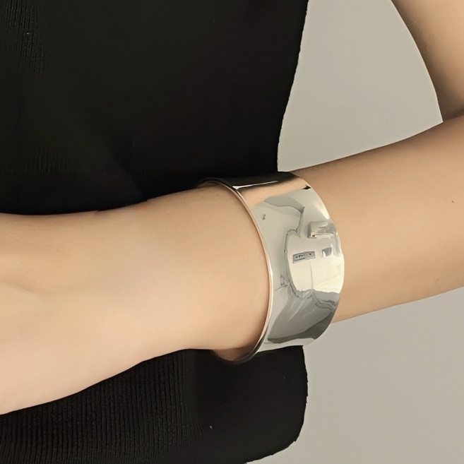 ark 아크 와이드 오픈뱅글 은팔찌