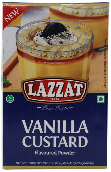 LAZZAT VANILLA CUSTARD 바니라 커스타드 파우더 250G 1개