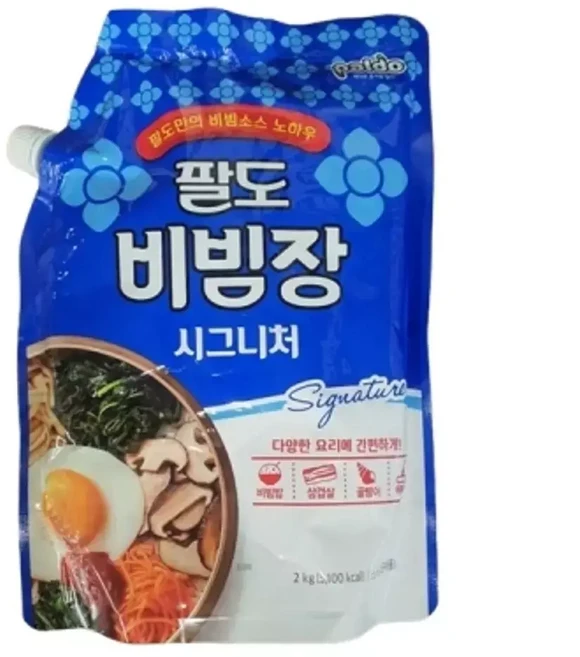 팔도 비빔장 시그니처 대용량 비빔면 소스 양념 식당 다용도 만능 업소용 도니쳐 면양념, 2kg, 1개