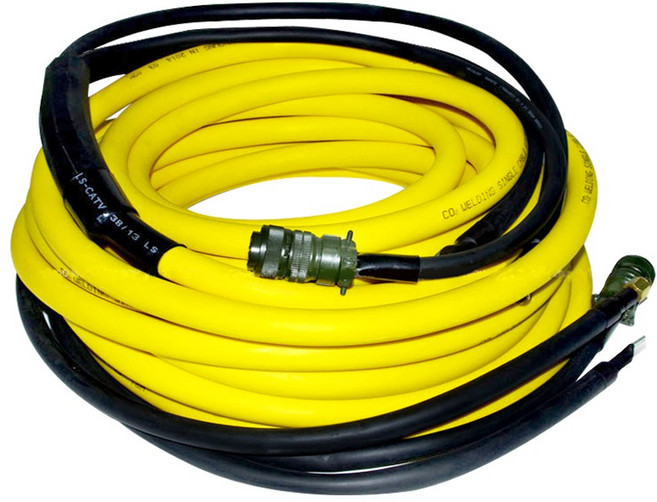 일흥 CO2용접 싱글 케이블 용접기 송급장치 연결케이블 40M, 03. 대우타입, 1개, 1. 40M 옵션01.P(수)+옵션02.P(수)