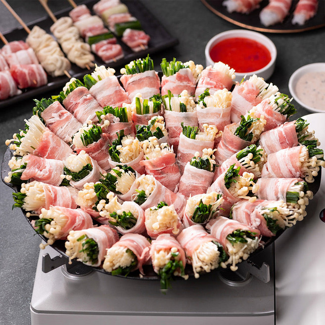 대한민국농수산 왕사이즈 손말이고기 밀키트 삼겹손말이, 1개, 336g