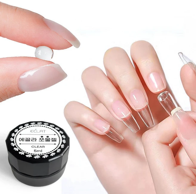 에끌라 쪼물젤 5g / 엠보젤 만능젤 / 수제네일팁 부착젤, 1개, 클리어, 클리어 - 쿠팡