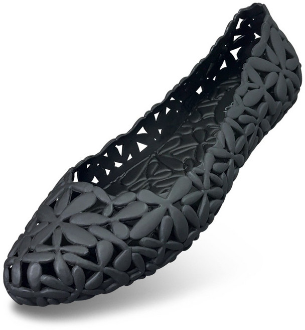 마마슈 여성 여름 젤리슈즈 단화 펀칭 말랑 경량 휴가 장마철 SJ09