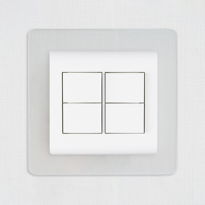 스위치용 투명 아크릴 커버 손때방지 세트, 10개