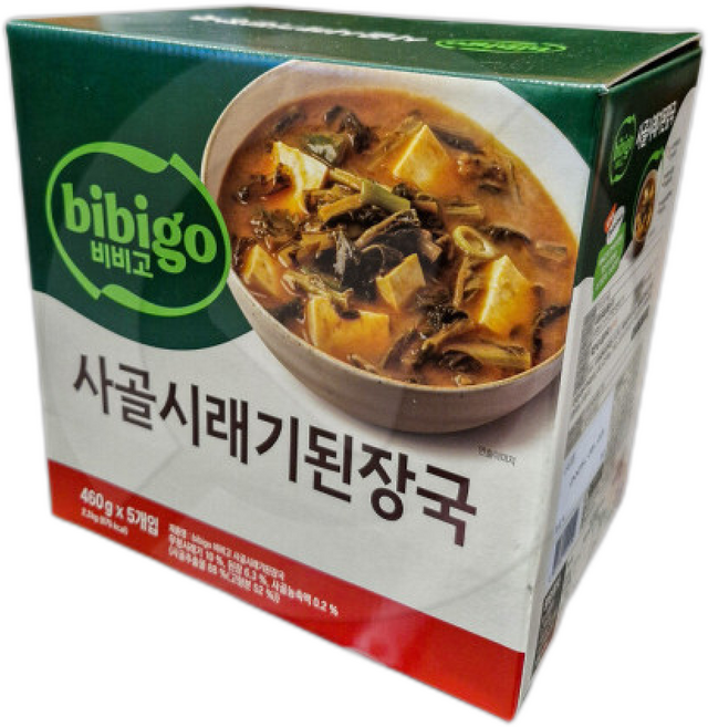 CJ 비비고 사골시래기 된장국 / 코스트코 즉석요리 간편요리 / 최근 제조일, 460g, 5세트
