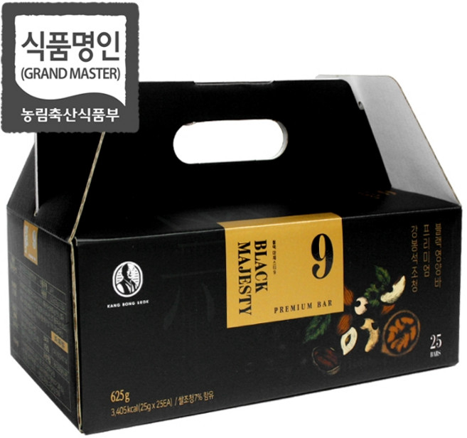 강봉석조청 강봉석 명인조청 블랙영양바 25gx25개, 25개, 25g