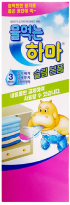 물먹는하마 슬림 방습기제거 산소흡수제 흡습제 본품 150g, 1개