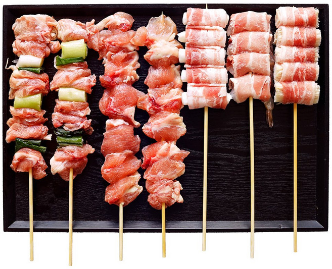 캠핑 꼬치구이 캠핑모듬세트 7꼬치 BIG 파닭 닭꼬치 삼겹치즈떡 베이컨새우 삼겹팽이, 1개, 750g