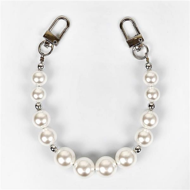 갤럭시 S23 울트라 플러스 FE 진주 구슬 숏 스트랩 핸드폰 케이스