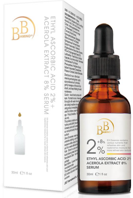 BB Amino 2%乙基C+8%西印度櫻桃精華, 30ml, 1瓶