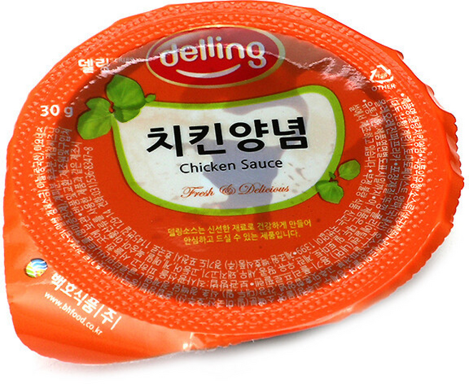 델링 일회용 치킨양념소스 한박스( ), 1개, 30g