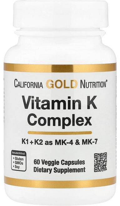 캘리포니아골드뉴트리션 B 비 콤플렉스 컴플렉스 60베지 캡슐, 60정, 1개