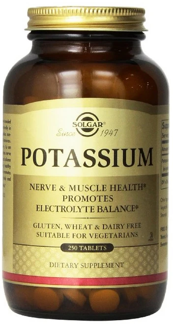 솔가 포타슘 타블렛 글루텐 프리 무설탕, 1개, 250정 - 쿠팡