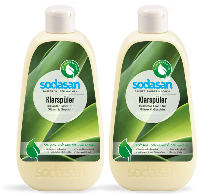 소다산 식기세척기 액상형 린스, 500ml, 2개