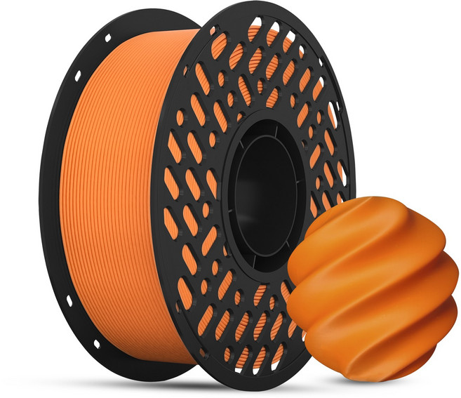 3D프린터 매트 PLA 필라멘트 1.75mm 1kg 무광 뱀부랩 P1S X1C A1 호환, 만다린, 무광 시리즈
