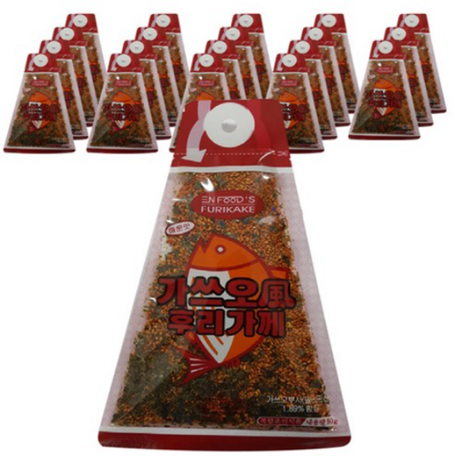 이엔푸드 매운맛 가스오풍 후리가케, 50g, 20개